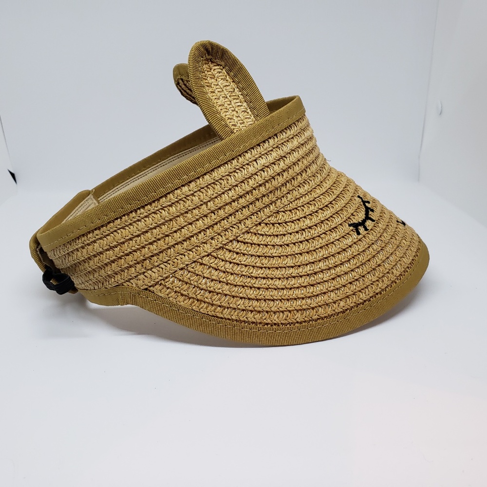 NWT LAST ONE! Bunny Visor for Kids, Tan - Picture 3 of 6